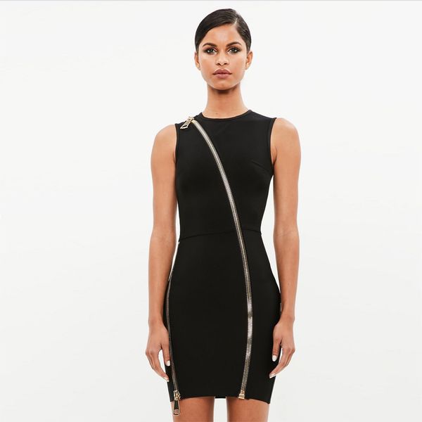 new model sleeveless black bandage dress women zippers women summer mini night party dress vestidos wholesale, Black;gray
new model sleeveless black bandage dress women zippers women summer mini night party dress vestidos wholesale, Black;gray