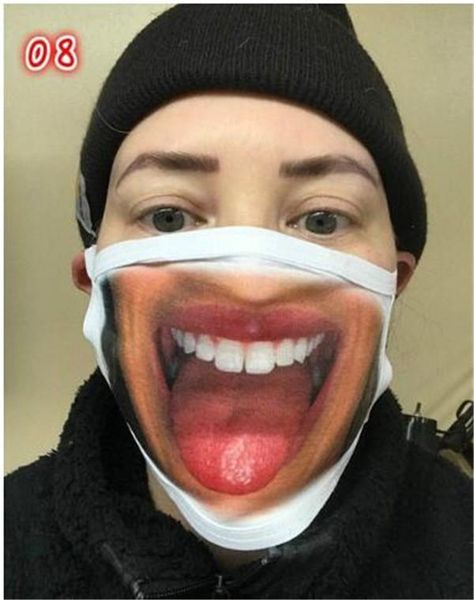 reusable 3d printing cartoon face masks mouth mask funny dustproof mask ultraviolet-proof washable running riding face mask dha529
reusable 3d printing cartoon face masks mouth mask funny dustproof mask ultraviolet-proof washable running riding face mask dha529