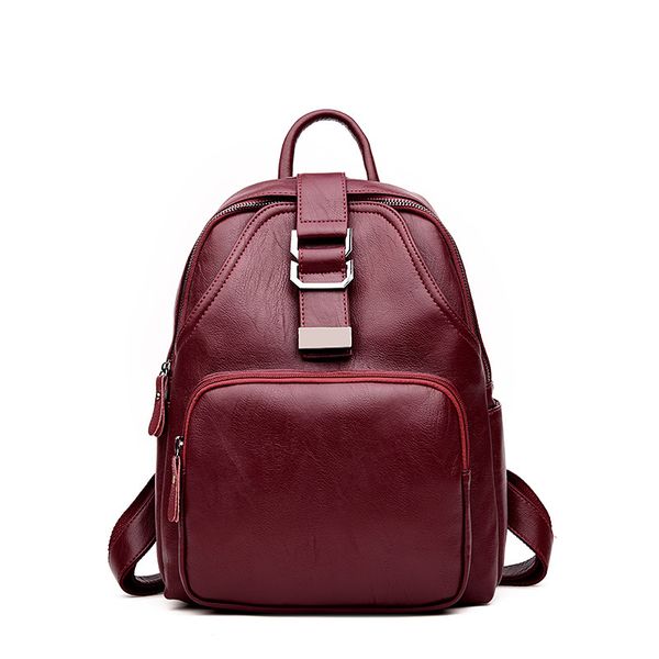 backpack women's bag 2018 new trend fashion mummy bag korean wild soft leather anti-theft backpack
backpack women's bag 2018 new trend fashion mummy bag korean wild soft leather anti-theft backpack