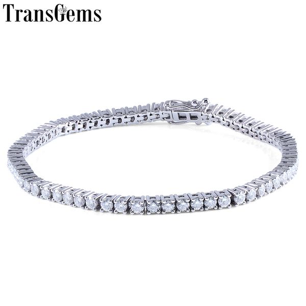 transgems solid 14k 585 white and yellow gold classic 4.08ctw gh color 2.5mm moissanite tennis bracelet for women wedding 1pcs y19061203, Black
transgems solid 14k 585 white and yellow gold classic 4.08ctw gh color 2.5mm moissanite tennis bracelet for women wedding 1pcs y19061203, Black