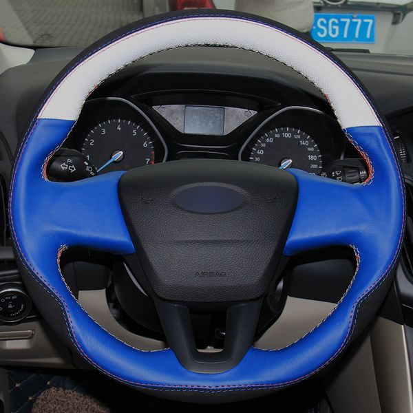 white natural leather blue natural leather black suede car steering wheel cover for ford focus 3 2015-2018
white natural leather blue natural leather black suede car steering wheel cover for ford focus 3 2015-2018