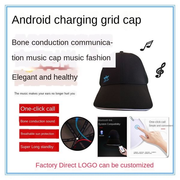 grid ap type bone ondution intelligent grid ap hat-type ommuniation bluetooth musi c communication bluetooth music hat, Blue;gray
grid ap type bone ondution intelligent grid ap hat-type ommuniation bluetooth musi c communication bluetooth music hat, Blue;gray