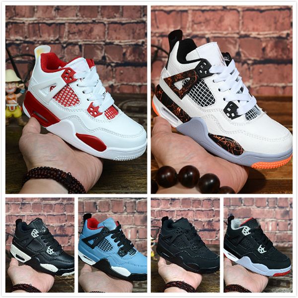 4 kids basketball shoes children toddler sports red chicago boy girls 4s basket ball pour enfants athletic sneakers size 28-35, Black
4 kids basketball shoes children toddler sports red chicago boy girls 4s basket ball pour enfants athletic sneakers size 28-35, Black