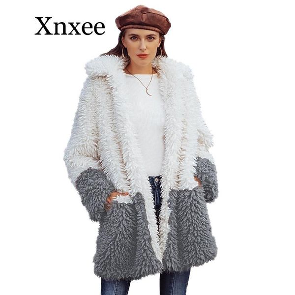 fur coat women's plush chalecos mujer solid color casual long-sleeved stitching jacket cashmere cardigan coat winter bomber, Black
fur coat women's plush chalecos mujer solid color casual long-sleeved stitching jacket cashmere cardigan coat winter bomber, Black