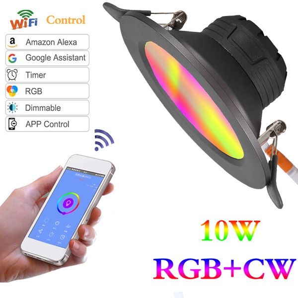 wifi smart led downlight led ceiling light 10w color rgb wake up compatible with alexa and google assistant
wifi smart led downlight led ceiling light 10w color rgb wake up compatible with alexa and google assistant