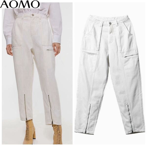 aomo casual women high waist white jeans pockets zipper trousers stylish 2020 fashion denim pants trousers 4q30a, Blue
aomo casual women high waist white jeans pockets zipper trousers stylish 2020 fashion denim pants trousers 4q30a, Blue