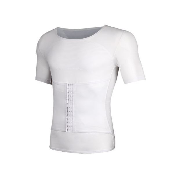 gym clothing men's corset t-shirts slimming vest body shaper belly control posture compression shirt underwear waist trainer elastic, White;black
gym clothing men's corset t-shirts slimming vest body shaper belly control posture compression shirt underwear waist trainer elastic, White;black