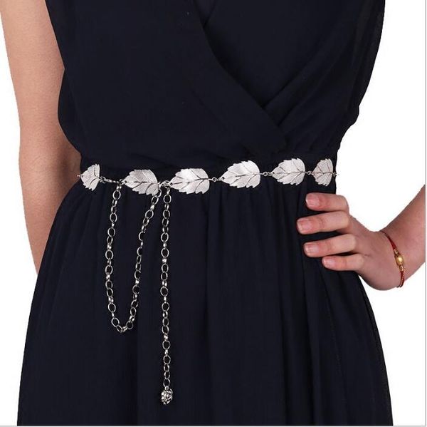 new fashion metal belt female fine decoration hundred matching skirt sweater fur waist chain golden leaf dress accessories belt, Black;brown
new fashion metal belt female fine decoration hundred matching skirt sweater fur waist chain golden leaf dress accessories belt, Black;brown