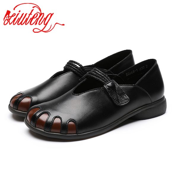 xiuten national style flat shoes women's soft leather leather 2020 new spring shoes flat heel soft bottom women's, Black
xiuten national style flat shoes women's soft leather leather 2020 new spring shoes flat heel soft bottom women's, Black