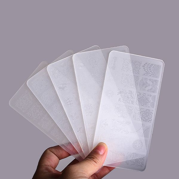 5pcs/set nail stamping plates set stamper scraper stencils for polish stamp plastic diy nail art template manicure tools, White
5pcs/set nail stamping plates set stamper scraper stencils for polish stamp plastic diy nail art template manicure tools, White