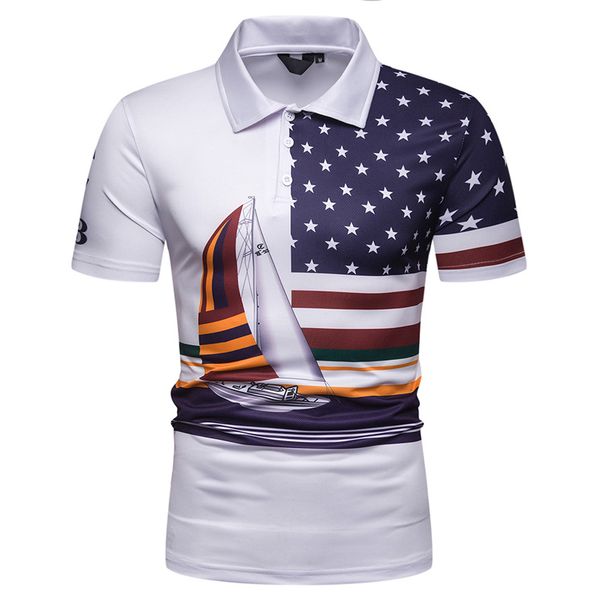 cross-border exclusive new style plus-sized menswear the star-spangled banner sailboat printed short-sleeved shirt pl53, White;black
cross-border exclusive new style plus-sized menswear the star-spangled banner sailboat printed short-sleeved shirt pl53, White;black