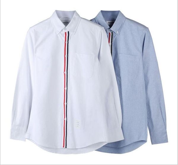 popular logo long sleeve shirt, tb men's shirt, pure cotton, white and blue, double sleeve webbing, european and american casual style, White;black
popular logo long sleeve shirt, tb men's shirt, pure cotton, white and blue, double sleeve webbing, european and american casual style, White;black