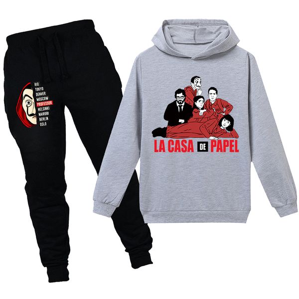 2020 sweatshirt pants 2pcs sets kids la casa de papel toddler girl clothes money heist house of paper graphics children clothing, White
2020 sweatshirt pants 2pcs sets kids la casa de papel toddler girl clothes money heist house of paper graphics children clothing, White