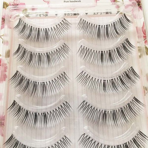 5pairs/box invisible band eyelashes transparent plastic band 3d lashes natural long wispy handmade false eyelashes daily
5pairs/box invisible band eyelashes transparent plastic band 3d lashes natural long wispy handmade false eyelashes daily