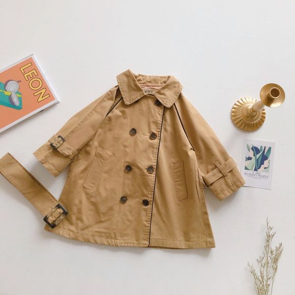 korean little girl children's jacket trench coat medium long style overcoat autumn kids clothing for 2-8 years old, Blue;gray
korean little girl children's jacket trench coat medium long style overcoat autumn kids clothing for 2-8 years old, Blue;gray