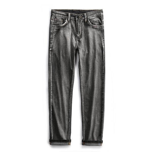 2019 casual male denim pants straight slim fit dark blue jeans men quality brand business men's trousers yong man
2019 casual male denim pants straight slim fit dark blue jeans men quality brand business men's trousers yong man