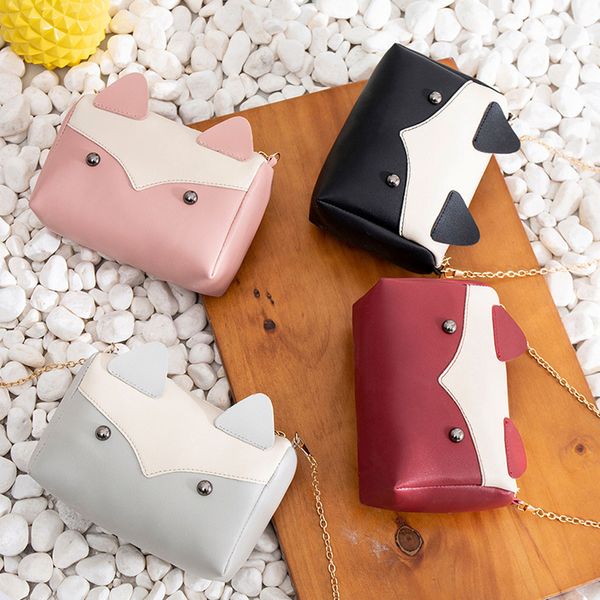 cute cat ears messenger bag for women girls soft pu leather chain kitten shoulder bag small phone bags mujer handbag #t5p
cute cat ears messenger bag for women girls soft pu leather chain kitten shoulder bag small phone bags mujer handbag #t5p
