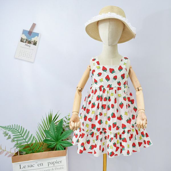 2020 girls summer dress strawberry printed sling dress sweet kids clothing for birthday holiday wear lovely vestidos, Red;yellow
2020 girls summer dress strawberry printed sling dress sweet kids clothing for birthday holiday wear lovely vestidos, Red;yellow