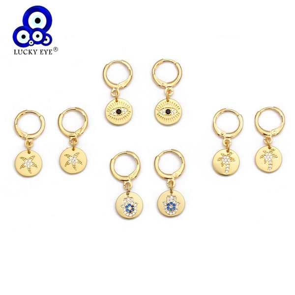 lucky eye micro pave drop earrings gold color hamsa hand starfish evil eye dangle earrings jewelry gifts for women ladies ey6463, Silver
lucky eye micro pave drop earrings gold color hamsa hand starfish evil eye dangle earrings jewelry gifts for women ladies ey6463, Silver