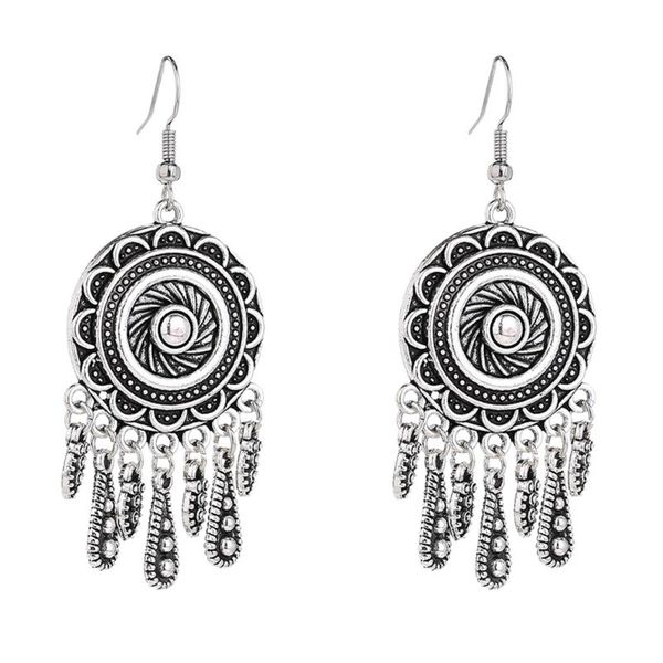 zwpon vintage antiquity flower disc drop earrings silver color teardrop tassel craft drop earrings for woman female jewelry
zwpon vintage antiquity flower disc drop earrings silver color teardrop tassel craft drop earrings for woman female jewelry