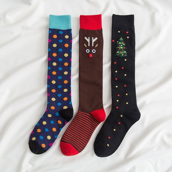 long socks women cartoon christmas tree fashion spring autumn cotton calf leg stockings for girls students females, Black;white
long socks women cartoon christmas tree fashion spring autumn cotton calf leg stockings for girls students females, Black;white