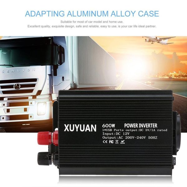 new professional 600w usb power inverter dc 12v to ac 220v with led indicator car converter for household appliances
new professional 600w usb power inverter dc 12v to ac 220v with led indicator car converter for household appliances