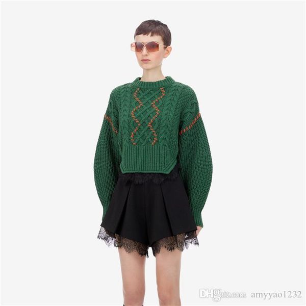 1027 2019 autumn sweater kint long sleeve crew neck prom fashion pullover panelled lace womens clothes changji, White;black
1027 2019 autumn sweater kint long sleeve crew neck prom fashion pullover panelled lace womens clothes changji, White;black