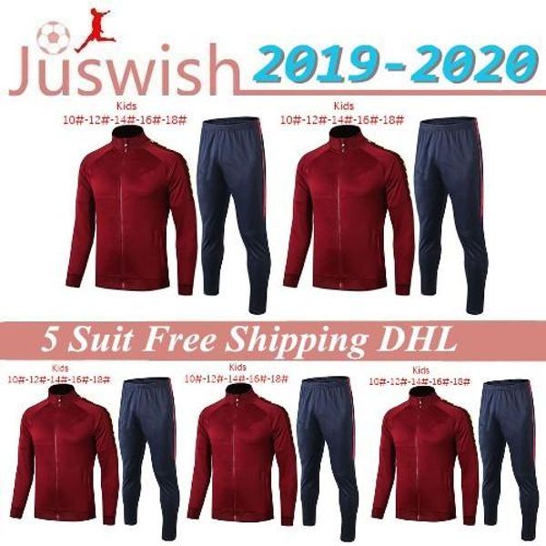 2019/20 kids roma tracksuit soccer jacket set chaqueta de fútebol 19 20 soccer training totti de rossi as roma football jacket full zippe, Black;red
2019/20 kids roma tracksuit soccer jacket set chaqueta de fútebol 19 20 soccer training totti de rossi as roma football jacket full zippe, Black;red