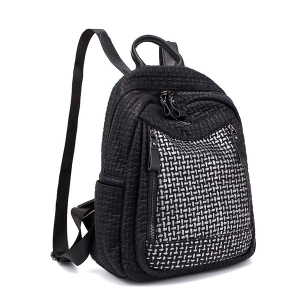 2019 leather backpack fashion new female hit color wild large capacity tide travel backpack student bag 
2019 leather backpack fashion new female hit color wild large capacity tide travel backpack student bag