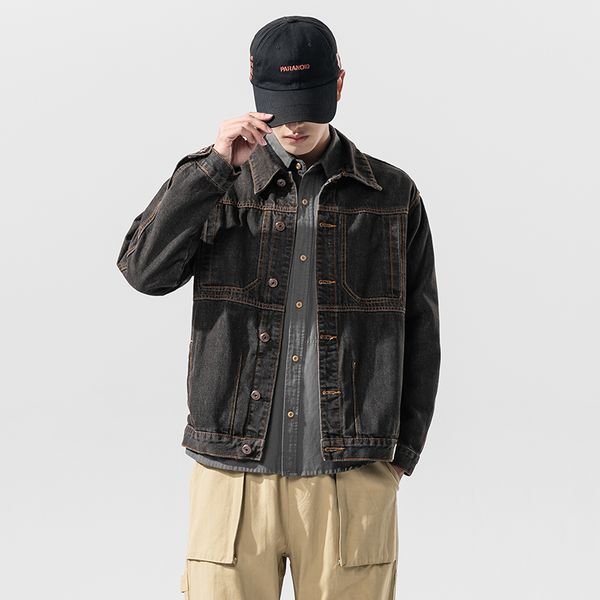 autumn spring 2019 plus size 7xl 6xl 5xl 4xl- max chest 146cm denim jeans jacket men stand collar casual fashion clothes, Black;brown
autumn spring 2019 plus size 7xl 6xl 5xl 4xl- max chest 146cm denim jeans jacket men stand collar casual fashion clothes, Black;brown