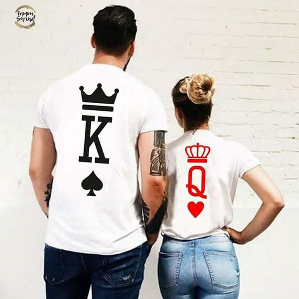 fashion graphic tumblr printing king queen heart streetwear tshirts summer women men short sleeve casual couple lover, White
fashion graphic tumblr printing king queen heart streetwear tshirts summer women men short sleeve casual couple lover, White