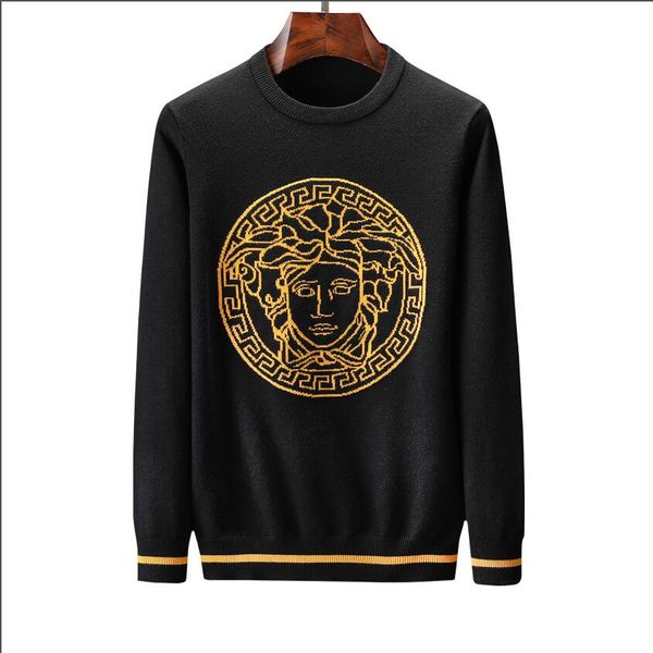 new style designer sweaters as versace classic letter printed sweatshirts luxury men women streetwear brand mens sweaters, White;black
new style designer sweaters as versace classic letter printed sweatshirts luxury men women streetwear brand mens sweaters, White;black