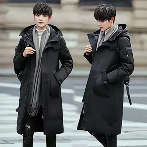 new fashion parkas coat 2019 men's winter long coat men's thick cotton fashion casual jacket clothing dd6mf, Black
new fashion parkas coat 2019 men's winter long coat men's thick cotton fashion casual jacket clothing dd6mf, Black