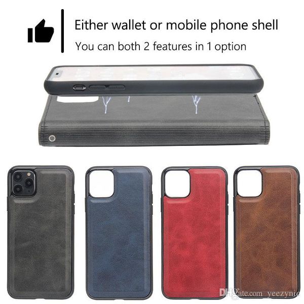 new for iphone 11 pro xs max wallet case luxury pu leather magnetic 2in1 detachable phone case with card slots for samsung note10 s10
new for iphone 11 pro xs max wallet case luxury pu leather magnetic 2in1 detachable phone case with card slots for samsung note10 s10