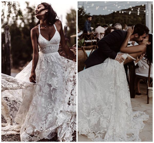 2020 a line wedding gowns lace tulle applique hollow plus size wedding dresses sweep train v line sleeveless bridal gowns, White
2020 a line wedding gowns lace tulle applique hollow plus size wedding dresses sweep train v line sleeveless bridal gowns, White