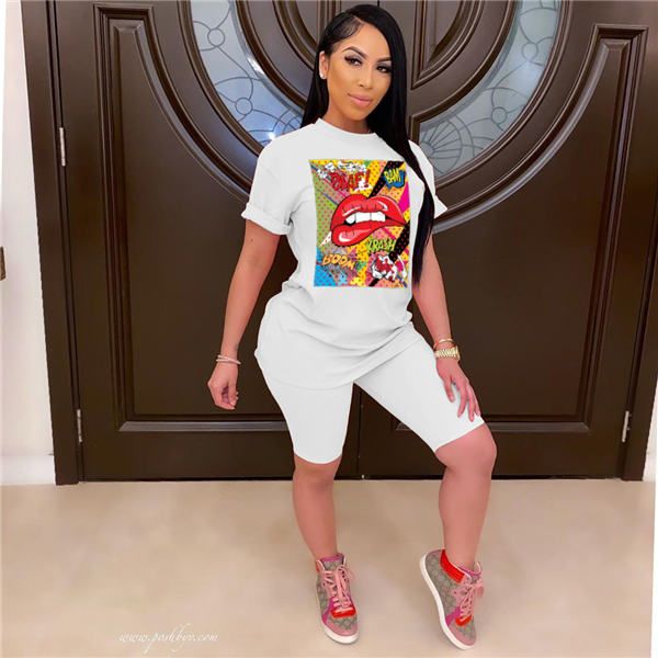 women sport tracksuit 2 piece set summer letter print short sleeve crop tshirt pants suit jogging outfit club matching set, White;black
women sport tracksuit 2 piece set summer letter print short sleeve crop tshirt pants suit jogging outfit club matching set, White;black