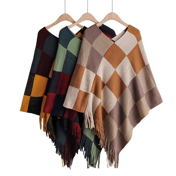 artguy color square shawl scarf lattice sweater tassel irregular v-neck pullover sweaters poncho women casual cape wrap, Black
artguy color square shawl scarf lattice sweater tassel irregular v-neck pullover sweaters poncho women casual cape wrap, Black
