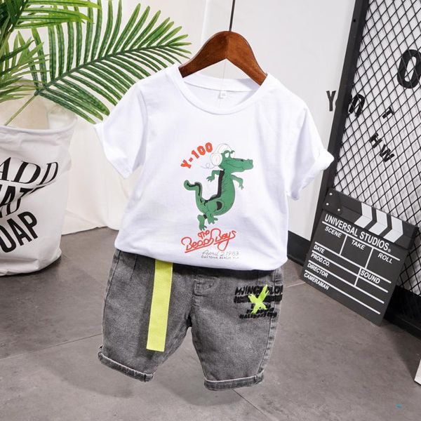 clothing sets fashion baby kids toddler boys clothes 2 pieces short sleeve cartoon t-shirt and pants summer cotton set 2-7years, White
clothing sets fashion baby kids toddler boys clothes 2 pieces short sleeve cartoon t-shirt and pants summer cotton set 2-7years, White