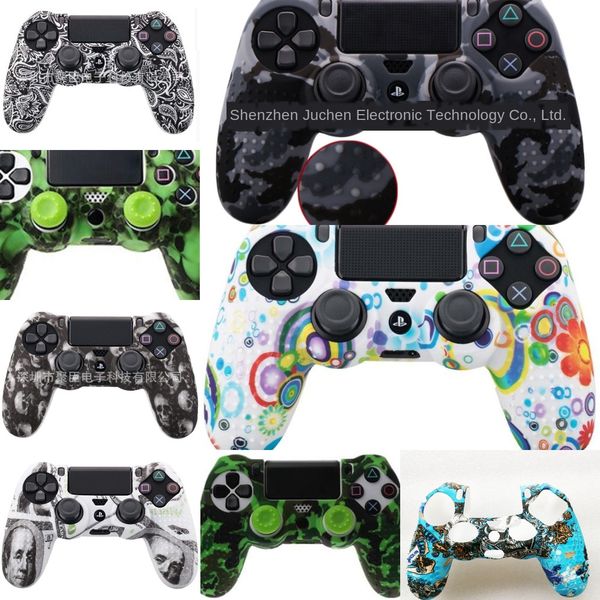 i9fcb silicone gamepad skin grip 2 protector case + controller caps kit for ps4 cover
i9fcb silicone gamepad skin grip 2 protector case + controller caps kit for ps4 cover