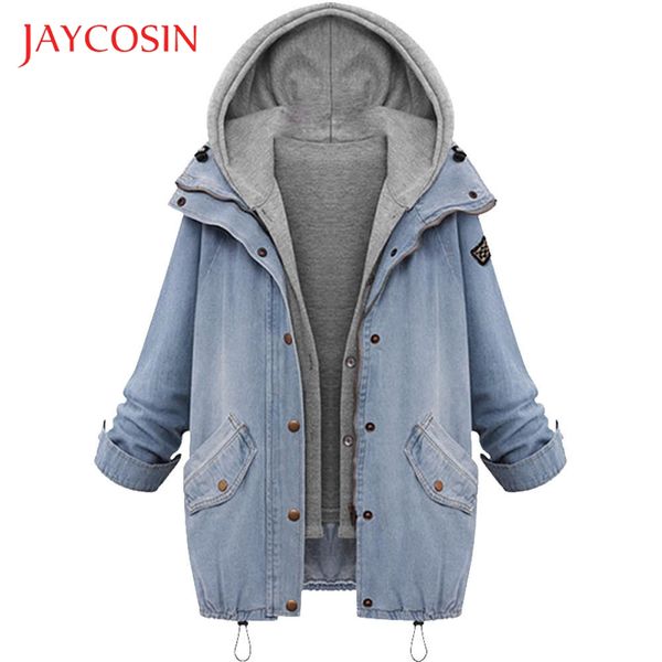 jaycosin warm winter women collar hooded coat jacket denim trench parka outwear spring coat women wool long 2019, Black;brown
jaycosin warm winter women collar hooded coat jacket denim trench parka outwear spring coat women wool long 2019, Black;brown