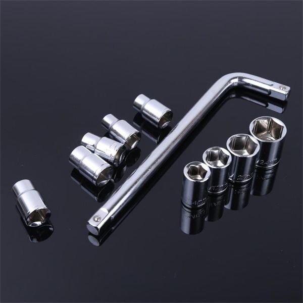 10 pcs socket wrench auto repair socket wrench complex vanadium steel durable car tools diy tools
10 pcs socket wrench auto repair socket wrench complex vanadium steel durable car tools diy tools