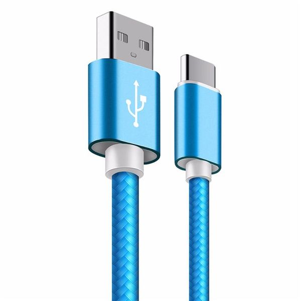 

phone cables usb charger cable type c 1m 3ft 2m 6ft 3m 10ft fast charger data sync usb cord type c for cell phones 6 colors