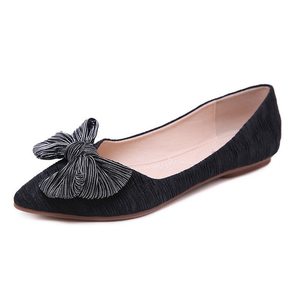 special offer 2020 clearance korean style single shoes bow foreign trade large size shallow mouth lightweight pointed womens shoes a generat, Black
special offer 2020 clearance korean style single shoes bow foreign trade large size shallow mouth lightweight pointed womens shoes a generat, Black
