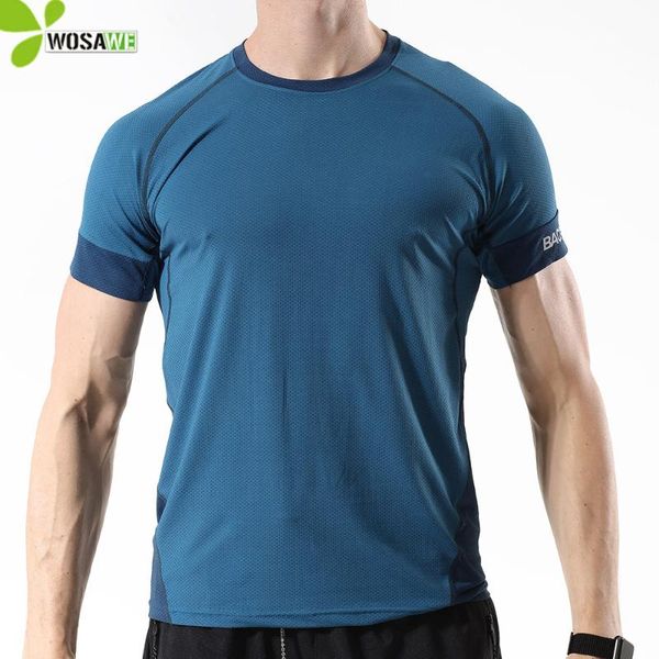 wosawe men's gym t-shirts suit breathable slim fit anti-sweat jersey workout running training jogging athletics shirt top, Black;blue
wosawe men's gym t-shirts suit breathable slim fit anti-sweat jersey workout running training jogging athletics shirt top, Black;blue