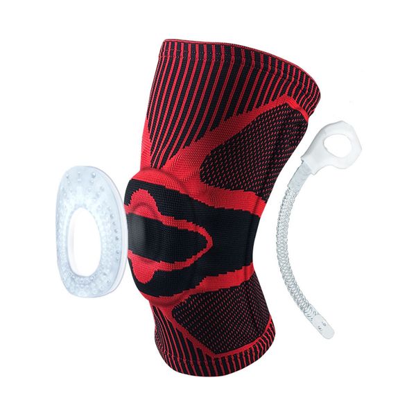 1pcs knee support protective compression professional elastic anti slip sports breathable brace basketball training support, Black;gray
1pcs knee support protective compression professional elastic anti slip sports breathable brace basketball training support, Black;gray