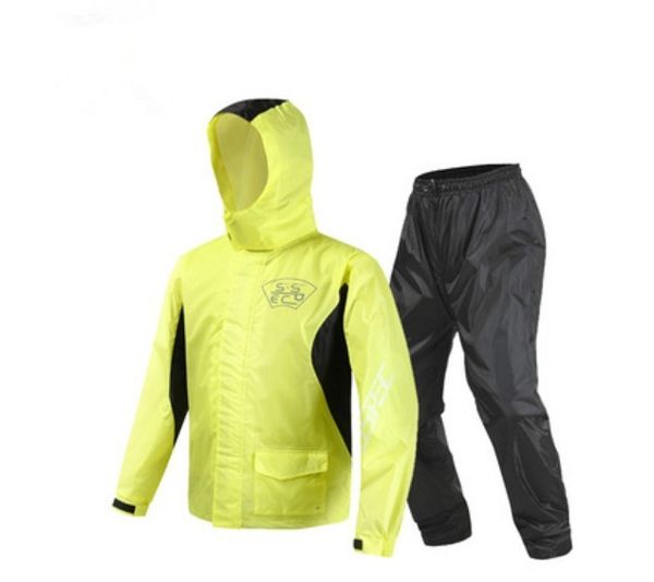 2018 sspec motorcycle riding raincoat rain pants suit split outdoor breathable rainproof scj-6005, Black;blue
2018 sspec motorcycle riding raincoat rain pants suit split outdoor breathable rainproof scj-6005, Black;blue