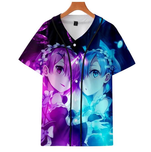 new re zero 3d printed baseball t-shirt ladies men children rem and ram fashion anime short sleeve brand streetwear tee 4xl, White;black
new re zero 3d printed baseball t-shirt ladies men children rem and ram fashion anime short sleeve brand streetwear tee 4xl, White;black