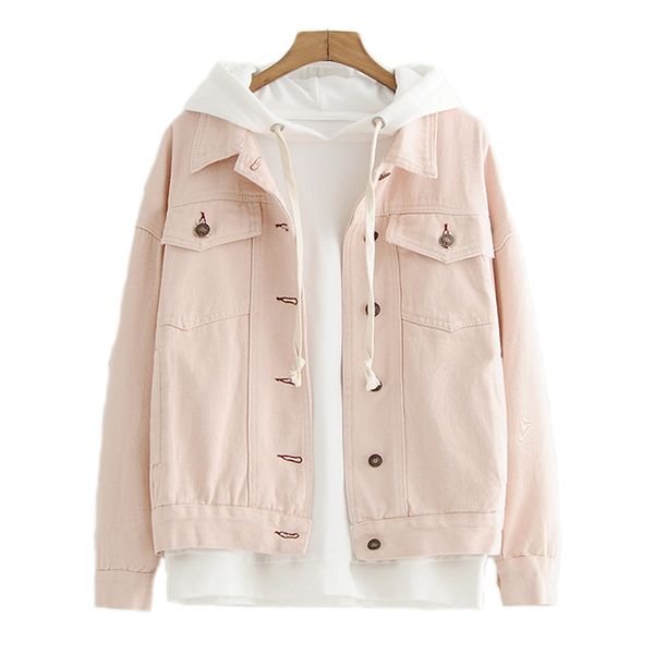 long sleeve denim jacket women basic coat autumn plus size short jeans jacket harajuku fashion female jeans outerwear, Black;brown
long sleeve denim jacket women basic coat autumn plus size short jeans jacket harajuku fashion female jeans outerwear, Black;brown