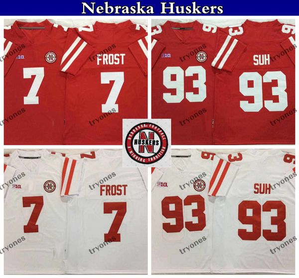 vintage nebraska huskers 7 scott frost 93 ndamukong suh college football jerseys red white mens stitched shirts s-xxxl, Black
vintage nebraska huskers 7 scott frost 93 ndamukong suh college football jerseys red white mens stitched shirts s-xxxl, Black