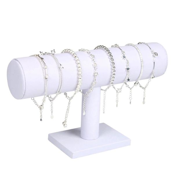 portable velvet/pu leather bracelet bangle necklace display stand holder watch jewelry organizer t-bar rack aic88, Pink;blue
portable velvet/pu leather bracelet bangle necklace display stand holder watch jewelry organizer t-bar rack aic88, Pink;blue